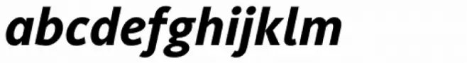Generis Sans Pro Heavy Italic