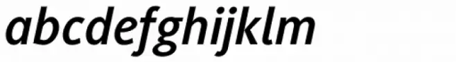 Generis Sans Std Bold Italic