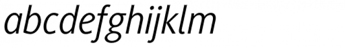Generis Sans Std Regular Italic