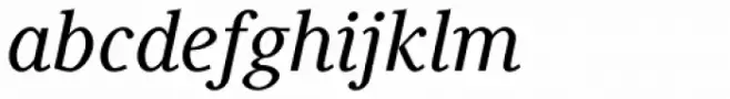Generis Serif Std Medium Italic