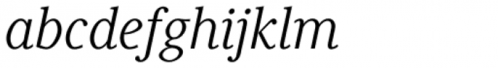 Generis Serif Std Regular Italic