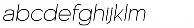 Genova Thin Italic