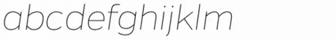 Gentona Thin Italic
