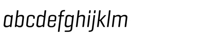 Geogrotesque Condensed Regular Italic