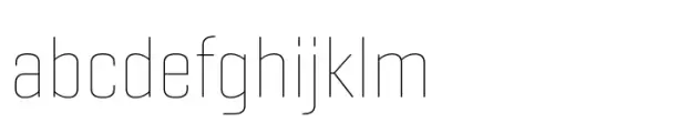 Geogrotesque Condensed Thin