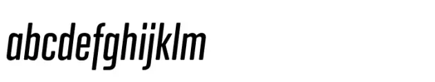 Geogrotesque XCompressed Medium Italic