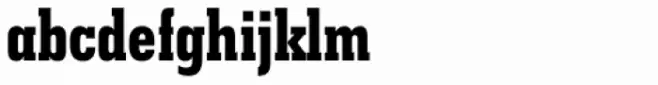 Geometric Slabserif 703 ExtraBold Condensed