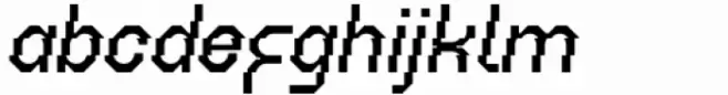 Geometrisk Regular Italic