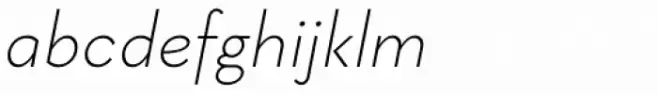 Geraldton Extra Light Italic