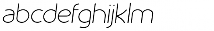 Getone Ultra Light Italic