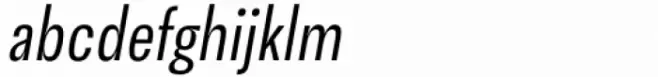 Gevher Condensed Book Italic