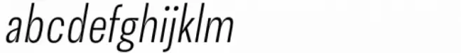 Gevher Condensed Light Italic