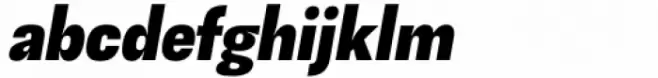 Gevher Narrow Black Italic