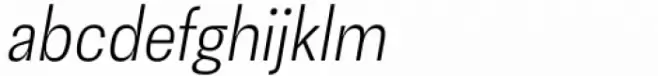 Gevher Narrow Light Italic