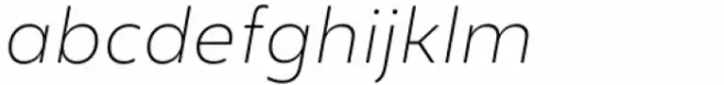 Gezart Extra Light Italic