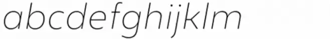 Gezart Ultra Light Italic