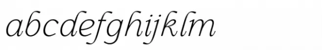 Gibralt Extra Light Italic