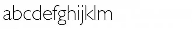 Gill Sans MT Hellenic Std Extra Light