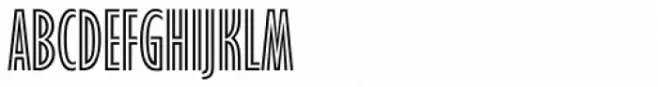 Gill Sans Nova Inline Condensed