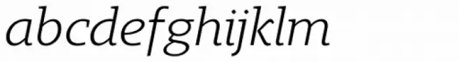 Gimbal Egyptian Extended Book Italic