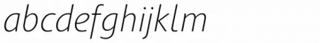 Gimbal Grotesque Light Italic