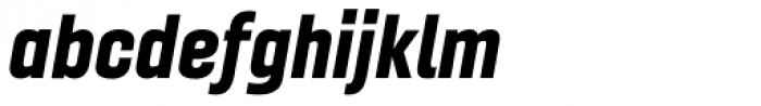 Gineso Condensed Black Italic