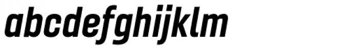 Gineso Condensed Bold Italic