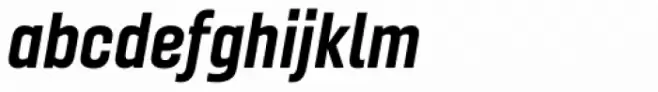 Gineso Condensed Bold Italic