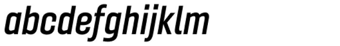 Gineso Condensed Demi Italic