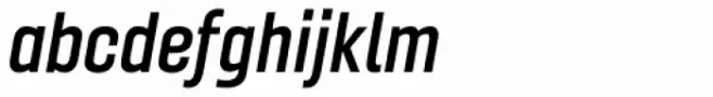 Gineso Condensed Demi Italic