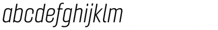 Gineso Condensed Light Italic