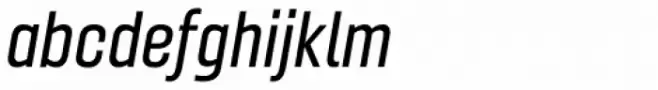 Gineso Condensed Medium Italic