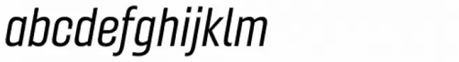 Gineso Condensed Regular Italic