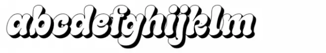 Gladolia Italic Shadow