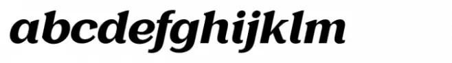 Glamure Serif Extra Bold Italic