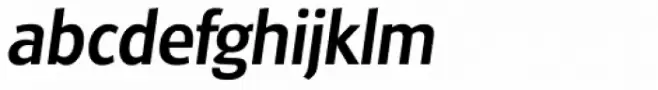 Glasgow Serial Medium Italic