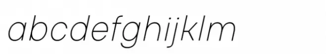 Glimp Thin Italic