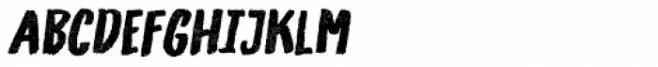Gliny Hand Dense Rasp Italic