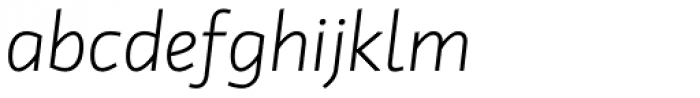 Gloriola Light Italic