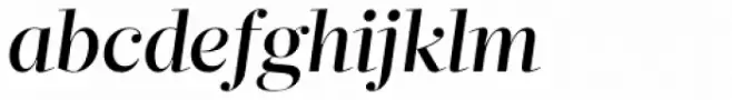 Glosa Display Medium Italic