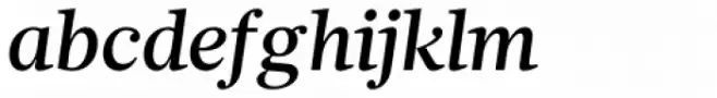 Glosa Text Medium Italic
