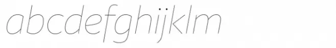 Glycerin Hairline Italic