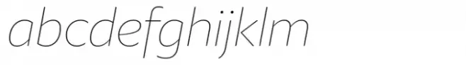 Glycerin Ultra Thin Italic