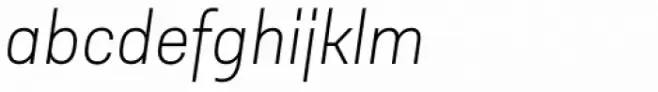 Godfrey Thin Italic