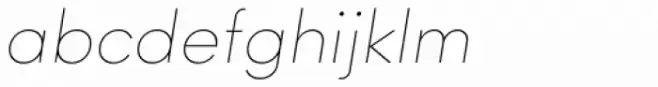 Goldbill Thin Italic