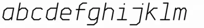 Goma Mono Light Oblique