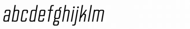 Goodland Condensed Extra Light Italic