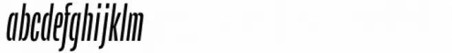 Gorgonzola Gothic Skinny Light Italic