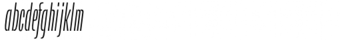 Gorgonzola Gothic Skinny Thin Italic