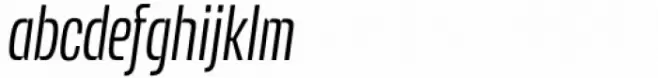 Gorgonzola Gothic Slim Light Italic